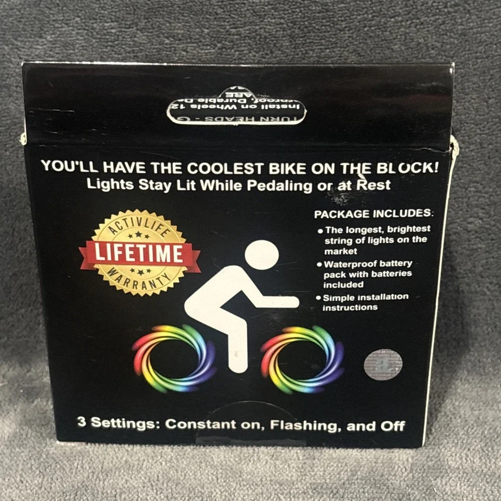Bike Lights 2‎ Pack - Patriotic - Fitness Gifts